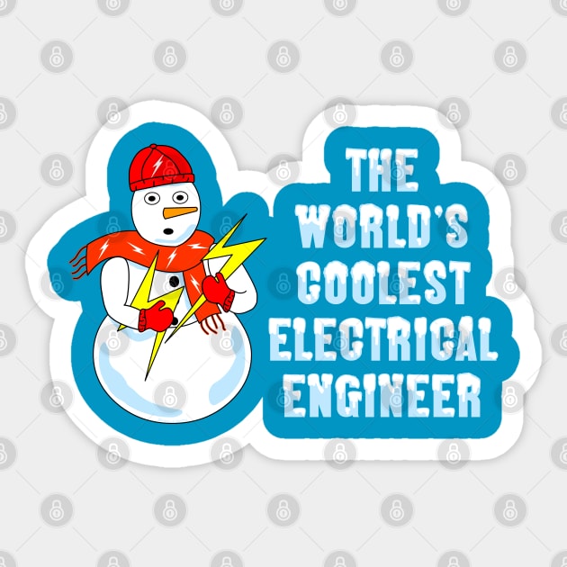 Coolest Electrical Engineer Sticker by Barthol Graphics
